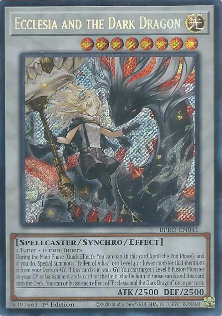 Ecclesia And The Dark Dragon [Bpro-En041] Secret Rare 1