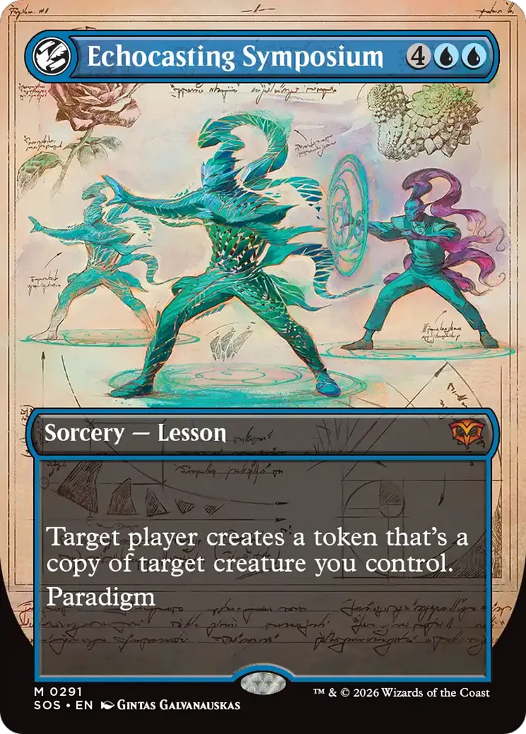 Echocasting Symposium (Borderless) [Secrets Of Strixhaven] 1