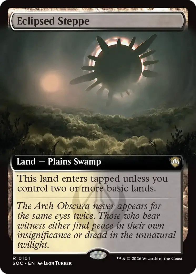 Eclipsed Steppe (Extended Art) [Secrets Of Strixhaven Commander] 1