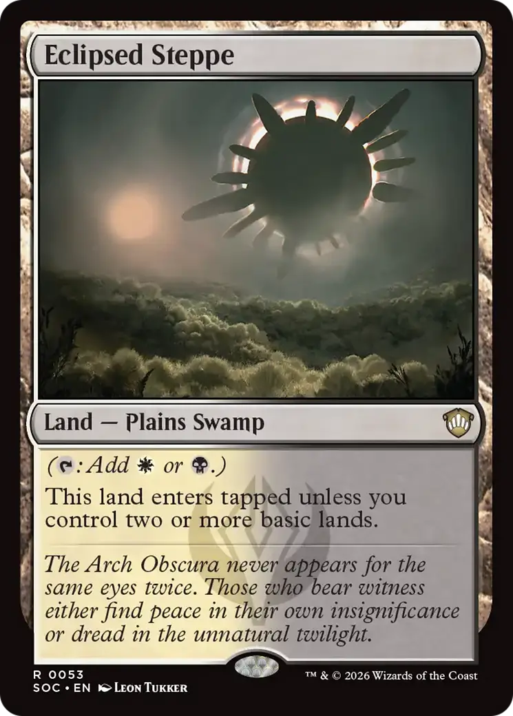 Eclipsed Steppe [Secrets Of Strixhaven Commander] 1