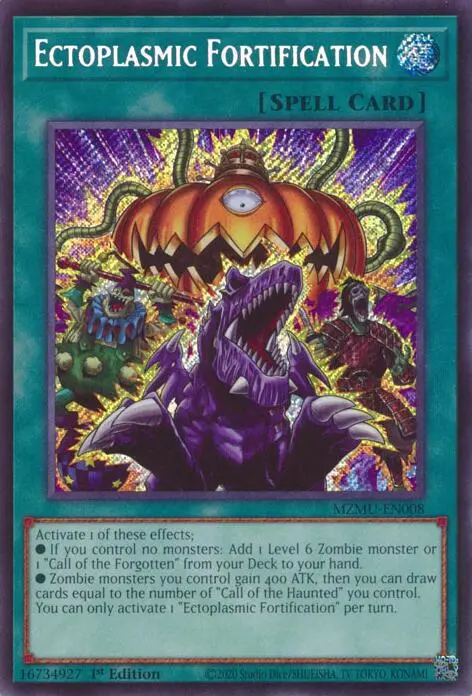 Ectoplasmic Fortification [Mzmu-En008] Secret Rare 1