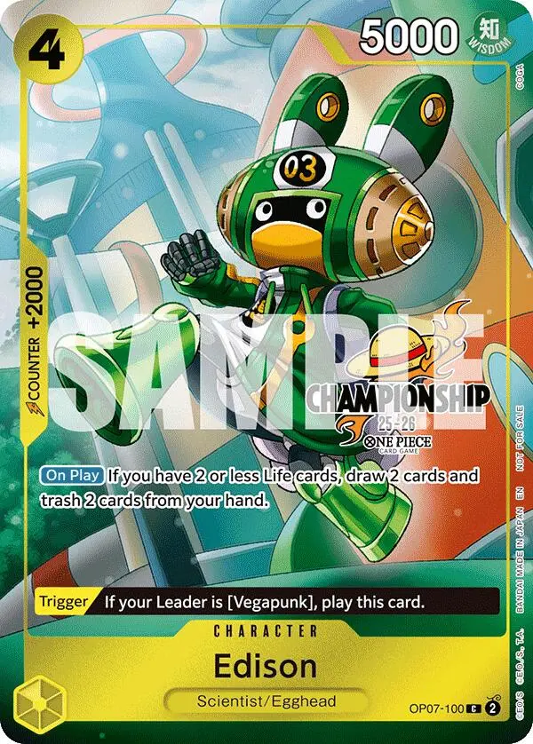 Edison (Cs 25-26 Celebration Pack) [One Piece Promotion Cards] 1