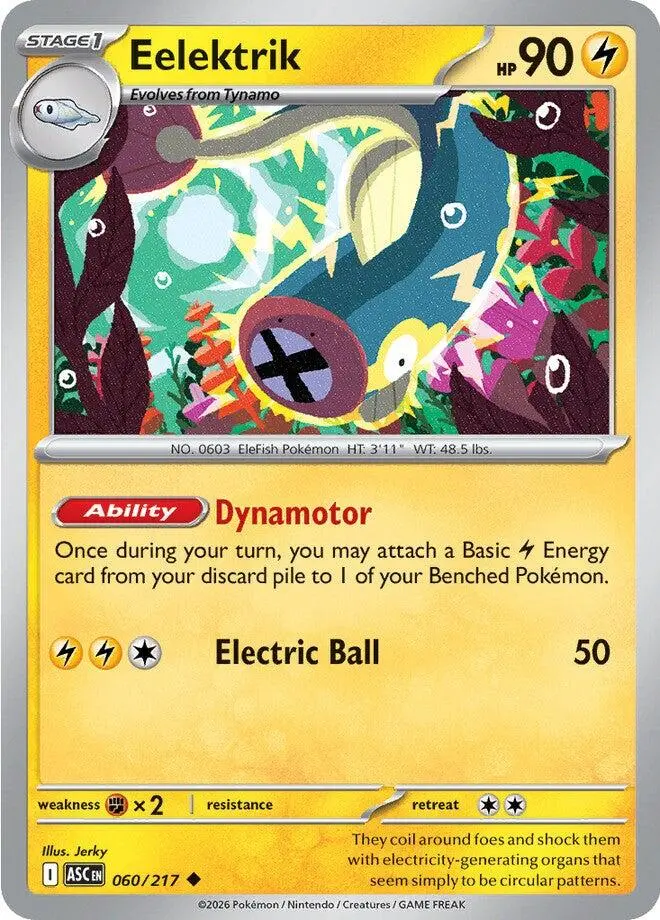 Eelektrik (060/217) [Mega Evolution: Ascended Heroes] 1