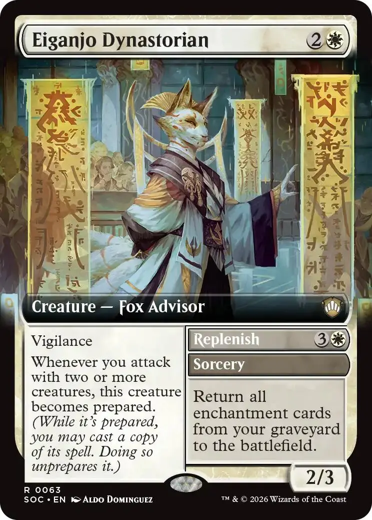 Eiganjo Dynastorian (Extended Art) [Secrets Of Strixhaven Commander] 1