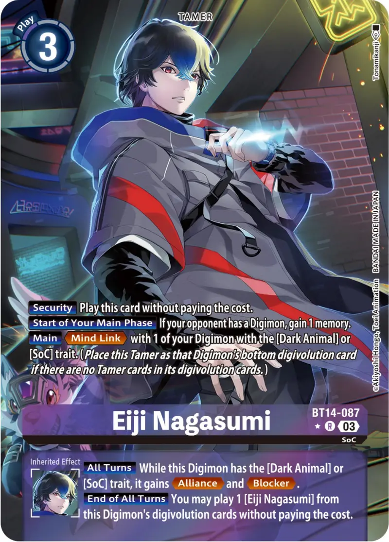 Eiji Nagasumi [Bt14-087] (Alternate Art) [Blast Ace] 1