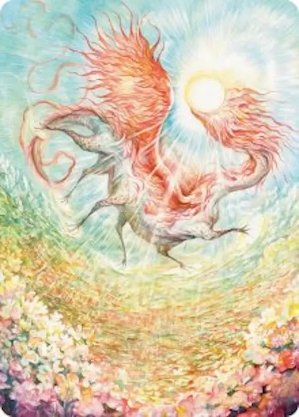 Eirdu, Carrier Of Dawn Art Card [Lorwyn Eclipsed Art Series] 1