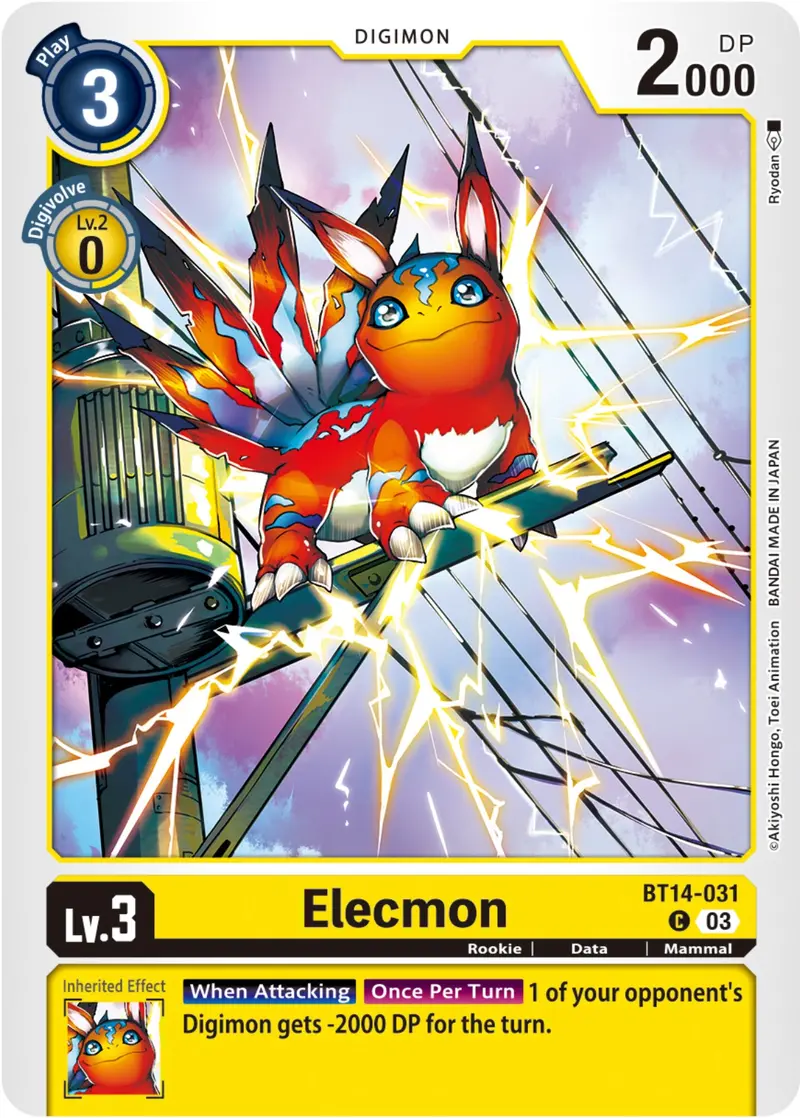 Elecmon [Bt14-031] [Blast Ace] 1