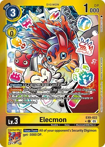 Elecmon [Ex9-022] (Limited Foil) [Versus Monsters] 1