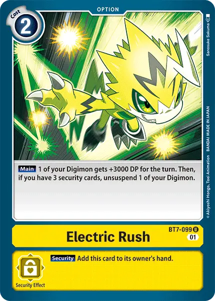 Electric Rush [Bt7-099] [Next Adventure] 1