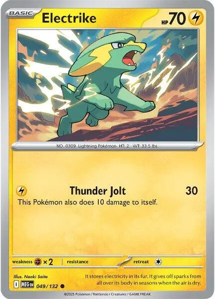 Electrike (049/132) [Mega Evolution: Base Set] 1