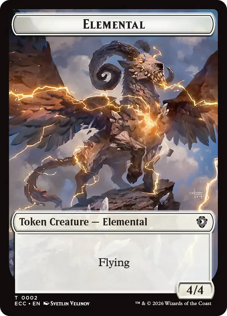 Elemental (0002) // Elemental (0009) Double-Sided Token [Lorwyn Eclipsed Tokens] 1