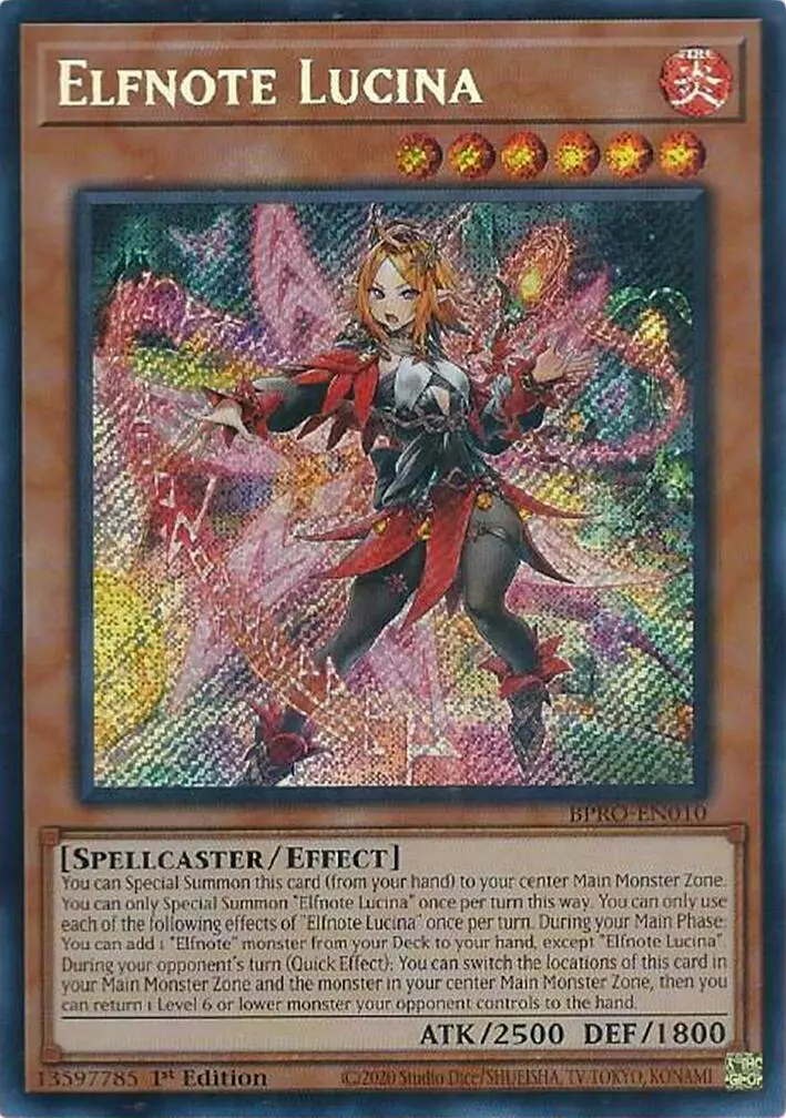 Elfnote Lucina [Bpro-En010] Secret Rare 1