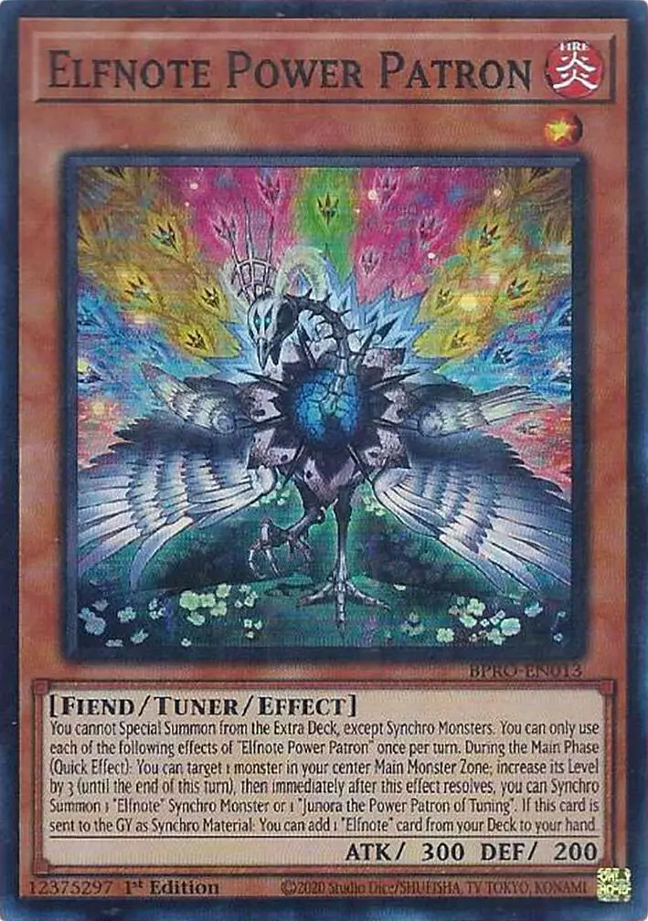 Elfnote Power Patron [Bpro-En013] Super Rare 1
