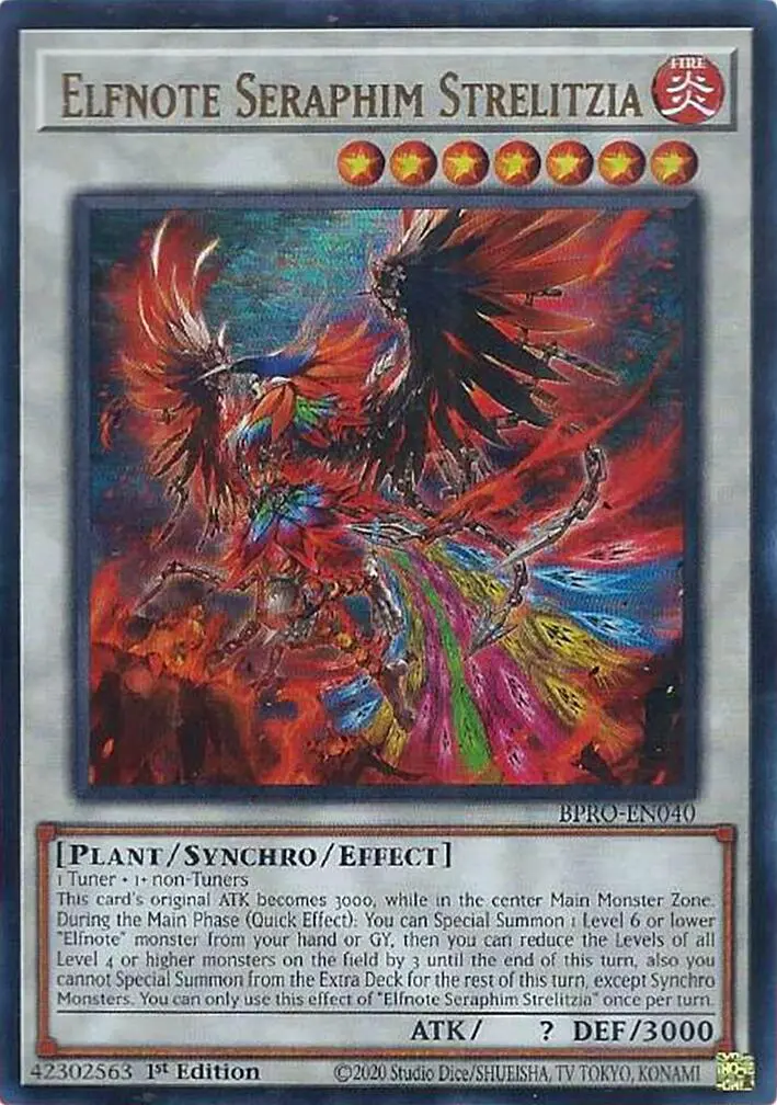 Elfnote Seraphim Strelitzia [Bpro-En040] Ultra Rare 1