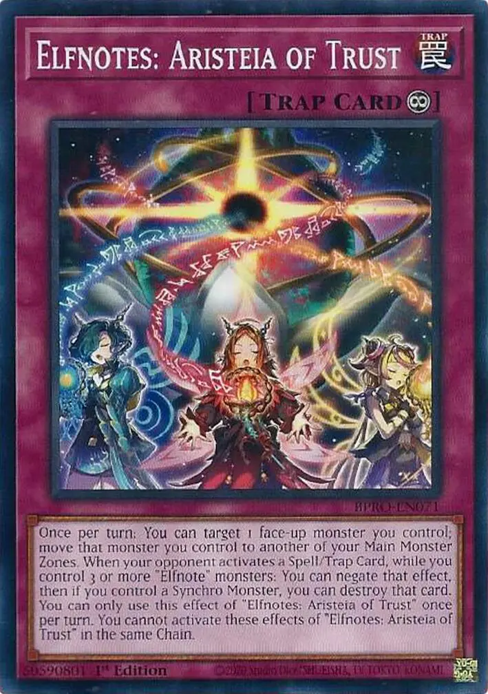 Elfnotes: Aristeia Of Trust [Bpro-En071] Common 1