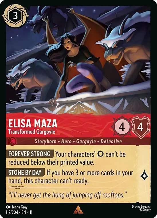 Elisa Maza - Transformed Gargoyle (112/204) [Winterspell] 1
