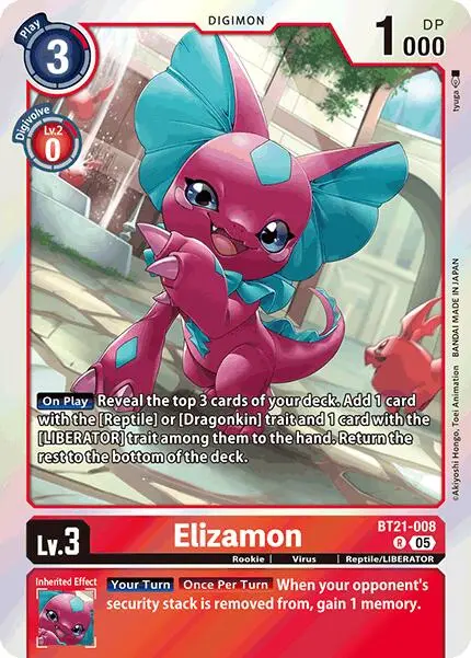 Elizamon [Bt21-008] [World Convergence] 1