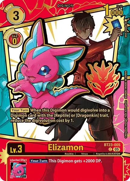 Elizamon [Bt23-005] (Rare Pull) [Dawn Of Liberator] 1