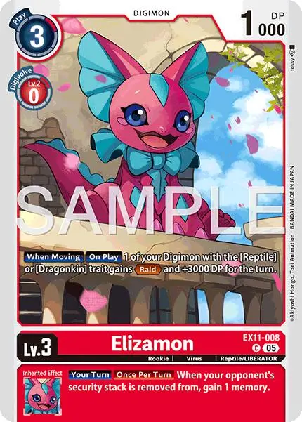 Elizamon [Ex11-008] [Dawn Of Liberator] 1