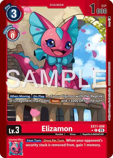 Elizamon [Ex11-008] (Limited Foil) [Dawn Of Liberator] 1