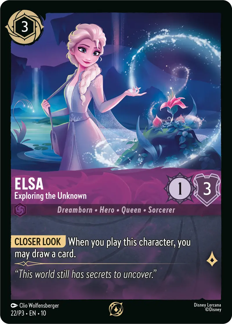 Elsa - Exploring The Unkown (22) [Promo Cards] 1