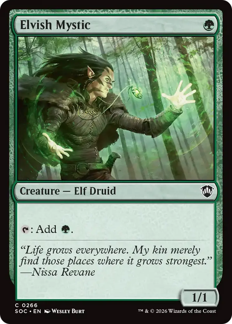 Elvish Mystic [Secrets Of Strixhaven Commander] 1