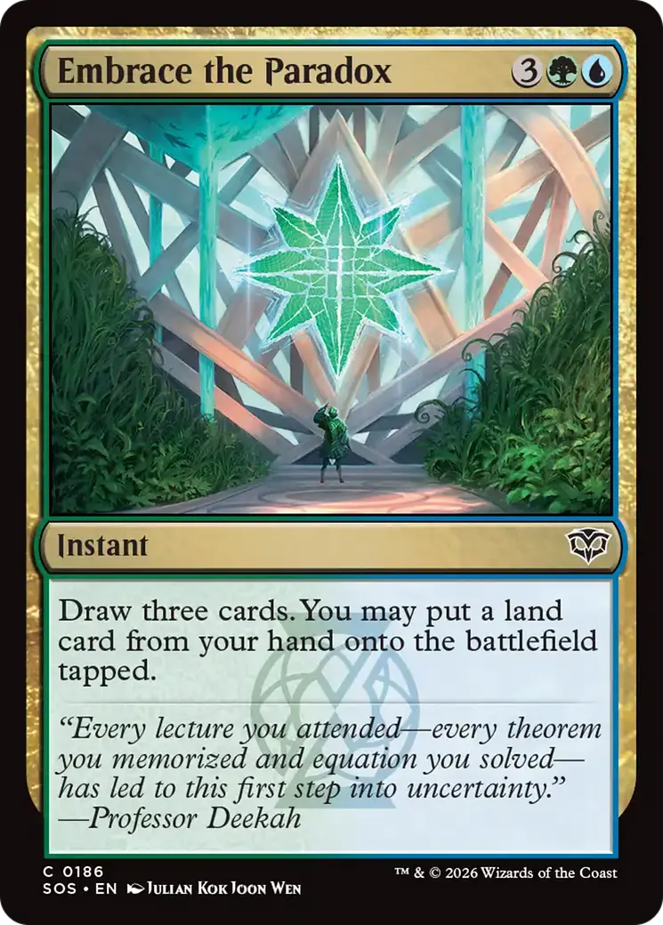 Embrace The Paradox [Secrets Of Strixhaven] 1