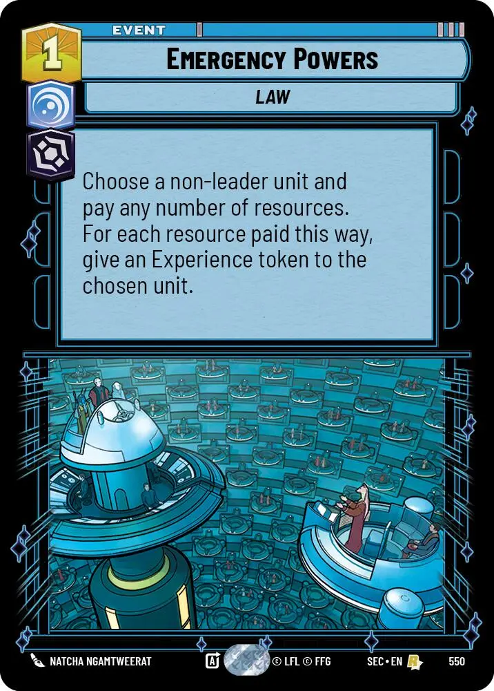 Emergency Powers (550) (Foil) (550) [Secrets Of Power] 1