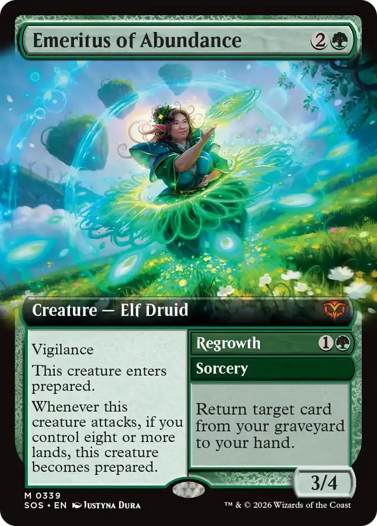 Emeritus Of Abundance (Extended Art) [Secrets Of Strixhaven] 1
