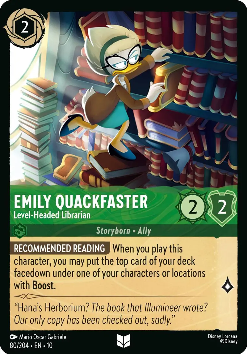 Emily Quackfaster - Level-Headed Librarian (80/204) [Whispers In The Well] 1