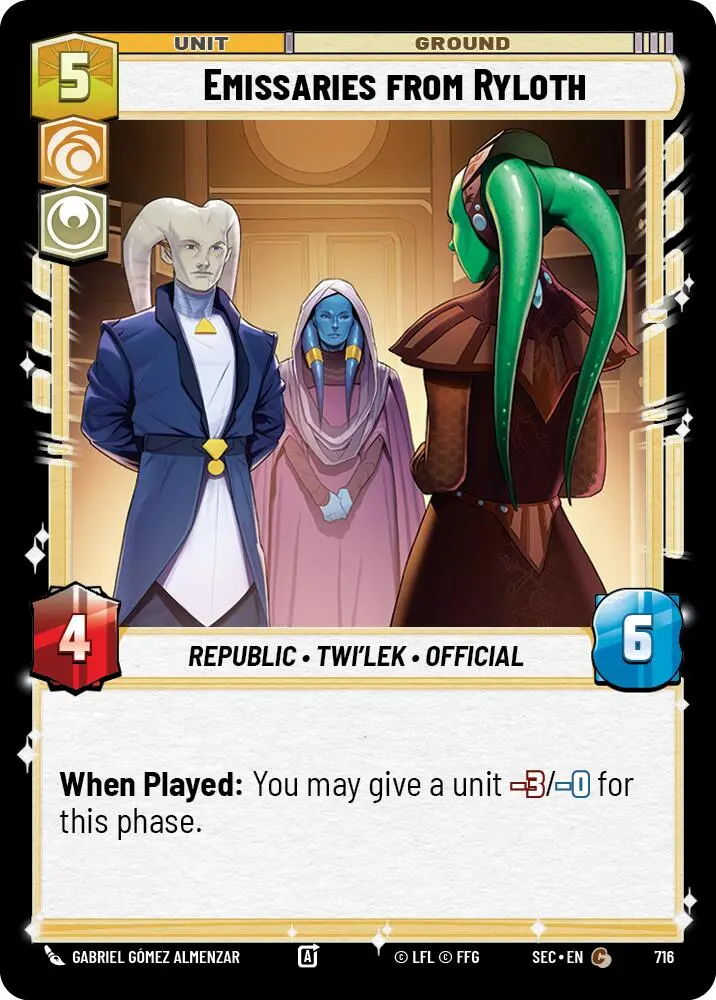 Emissaries From Ryloth (716) (Foil) (716) [Secrets Of Power] 1