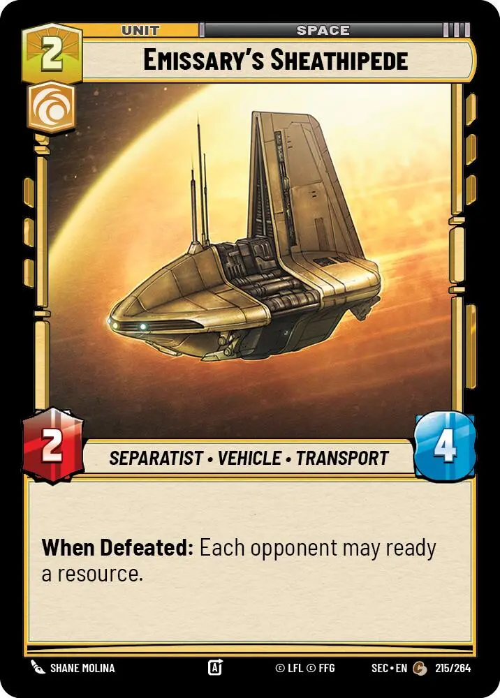 Emissary's Sheathipede (215/264) (215/264) [Secrets Of Power] 1