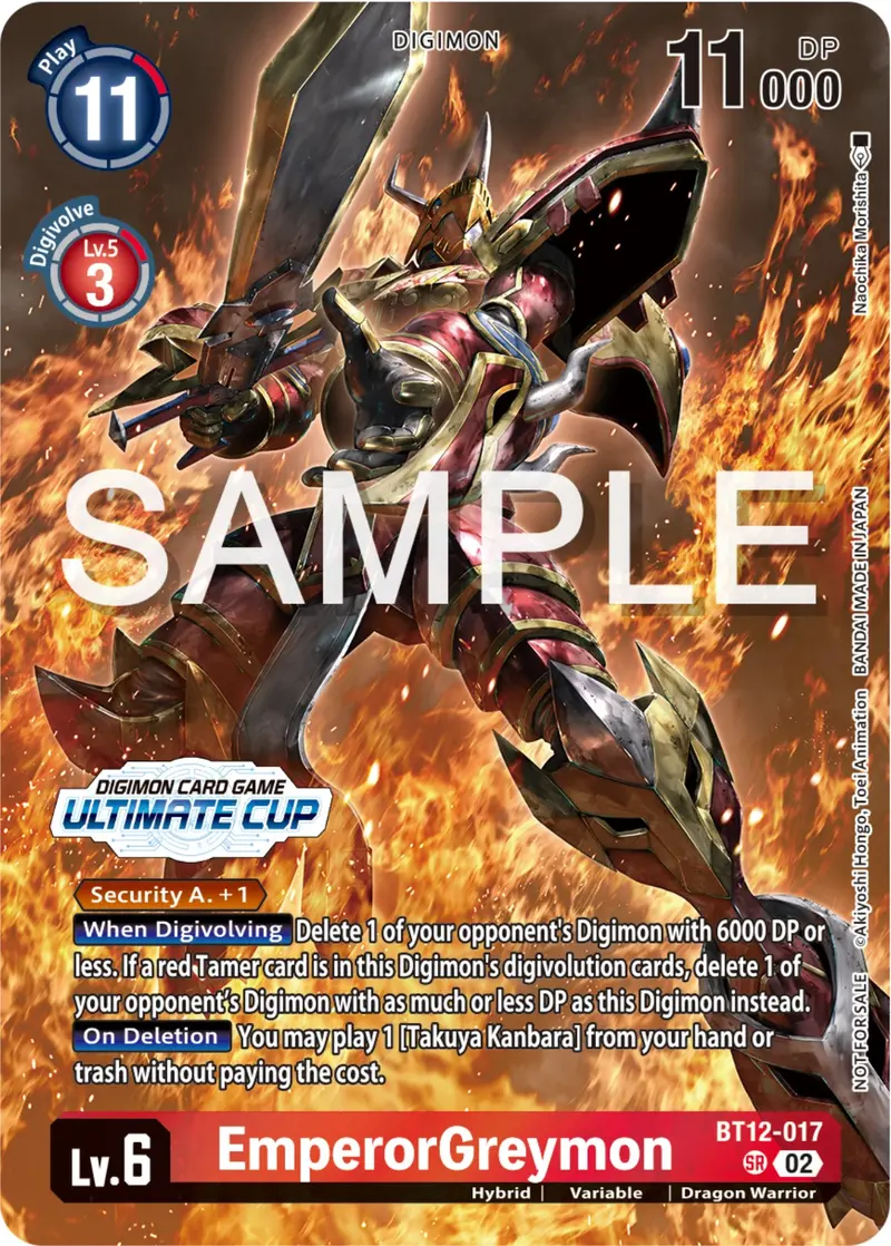 Emperorgreymon [Bt12-017] (Ultimate Cup 2024) [Across Time Promos] 1