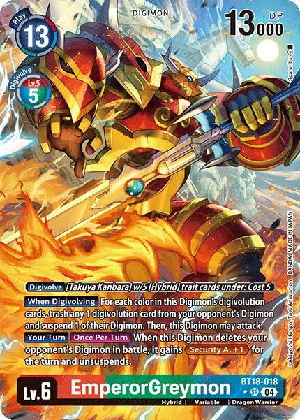 Emperorgreymon [Bt18-018] (Alternate Art) [Release Special Booster Ver.2.0] 1