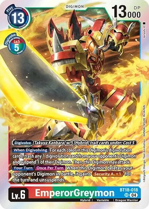 Emperorgreymon [Bt18-018] [Release Special Booster Ver.2.0] 1