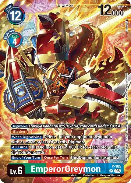Emperorgreymon [P-185] (Bt-21: Illustration Celebration Pack) [World Convergence] 1