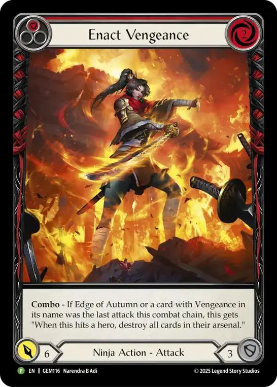 Enact Vengeance [Gem116] (Gem Pack 4)  Rainbow Foil 1