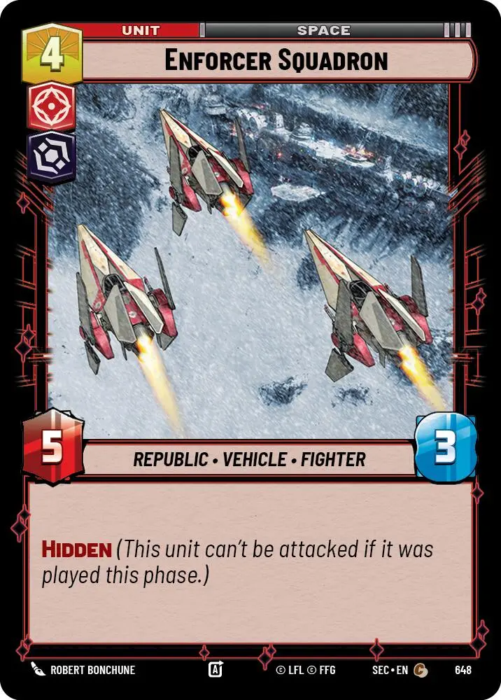 Enforcer Squadron (648) (Foil) (648) [Secrets Of Power] 1