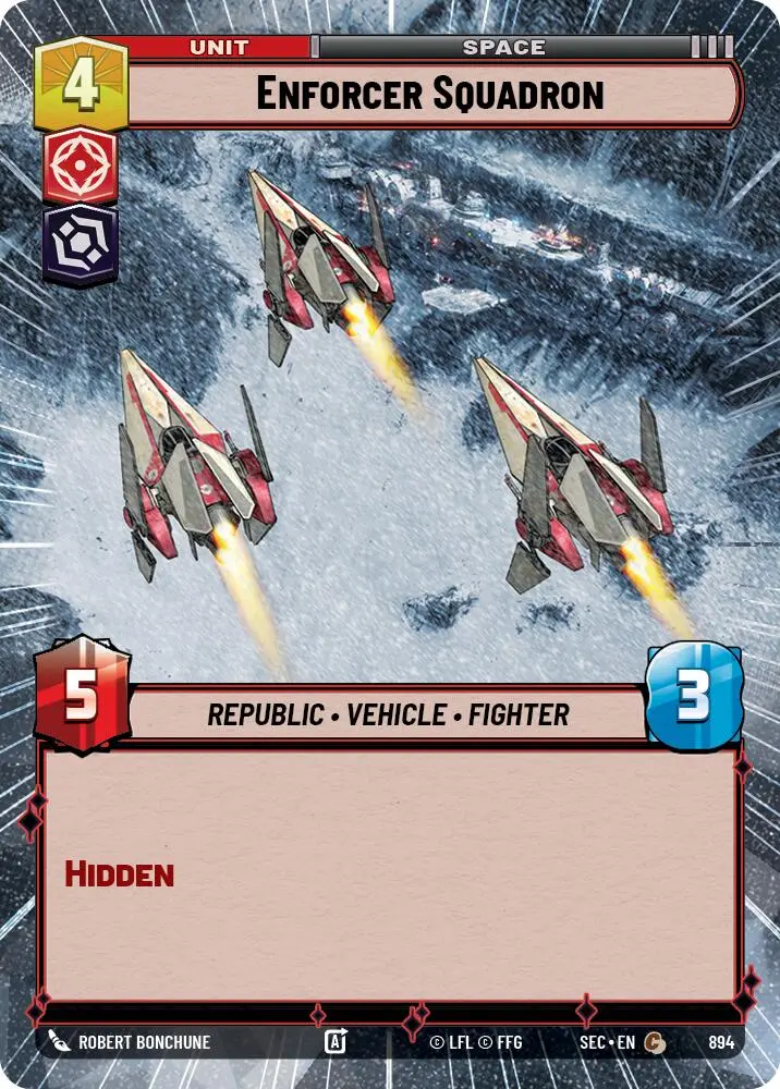 Enforcer Squadron (894) (Hyperspace Foil) (894) [Secrets Of Power] 1