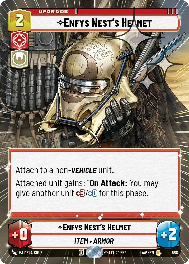 Enfys Nest's Helmet (688) (Hyperspace Foil) (688) [A Lawless Time] 1