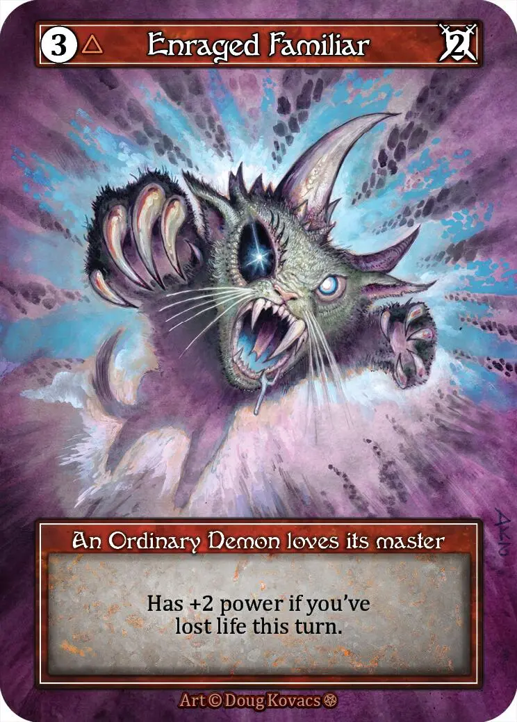 Enraged Familiar (Foil) [Gothic] 1