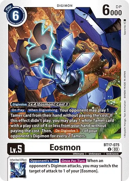 Eosmon [Bt17-075] - Bt17-075 [Secret Crisis] 1