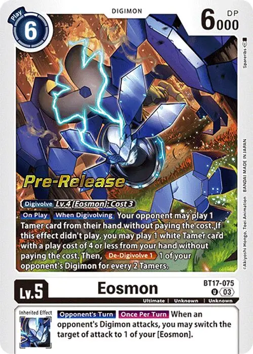 Eosmon [Bt17-075] - Bt17-075 [Secret Crisis Pre-Release Cards] 1
