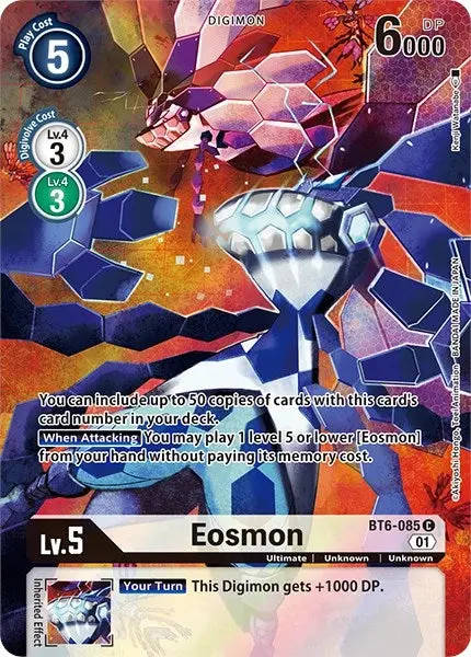 Eosmon [Bt6-085] (Alternate Art) [Dimensional Phase] 1