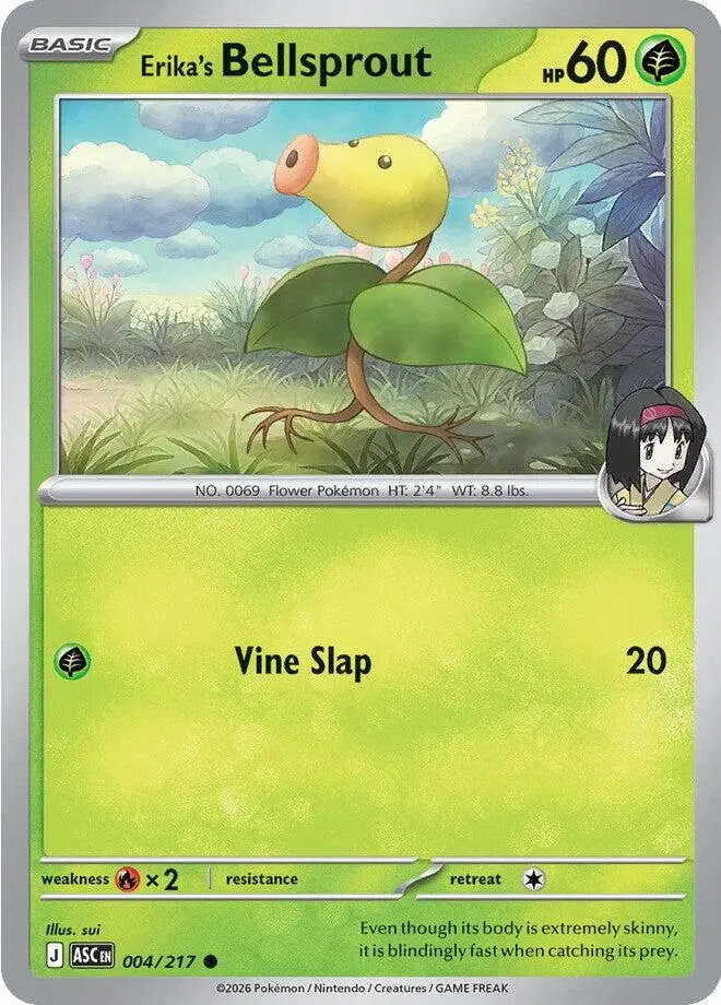 Erika's Bellsprout (004/217) [Mega Evolution: Ascended Heroes] 1
