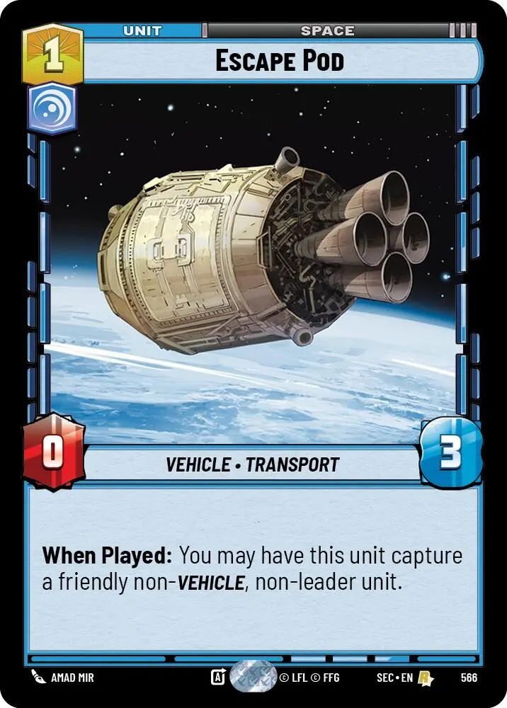 Escape Pod (566) (Foil) (566) [Secrets Of Power] 1