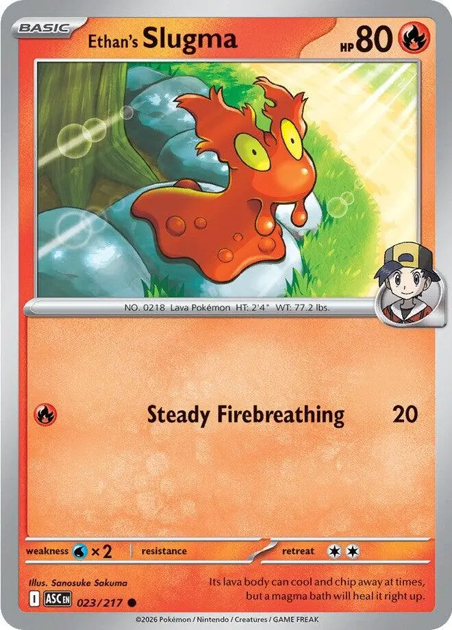 Ethan's Slugma (023/217) [Mega Evolution: Ascended Heroes] 1