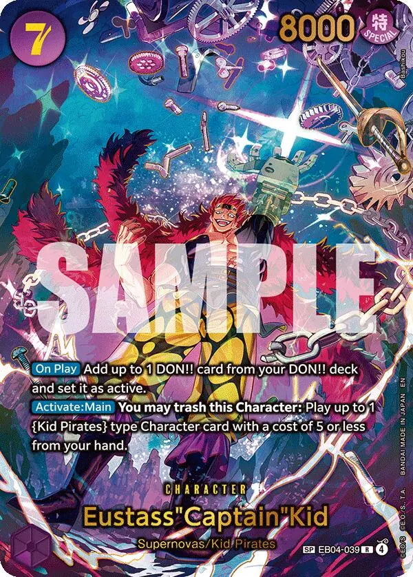 Eustass"Captain"Kid (Eb04-039) (Sp) [The Azure Sea's Seven] 1