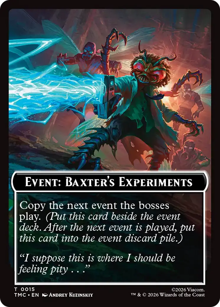 Event: Baxter's Experiments [Teenage Mutant Ninja Turtles Commander Tokens] 1