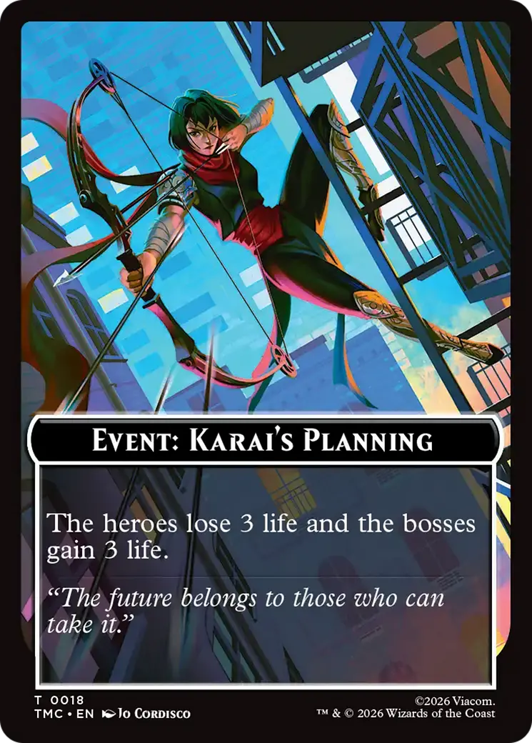 Event: Karai's Planning [Teenage Mutant Ninja Turtles Commander Tokens] 1